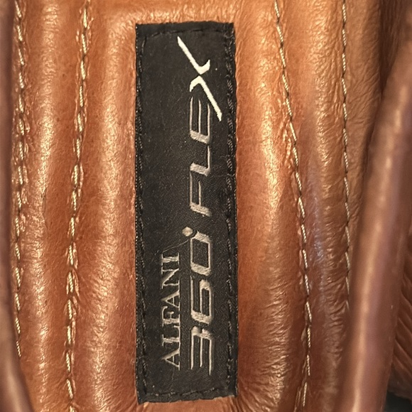 Alfani 360 Flex Brown Leather Loafers - Picture 7 of 8